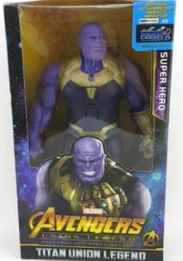 Avengers Süper Kahraman Sesli Işıklı Büyük Figür Thanos 30 Cm 28001