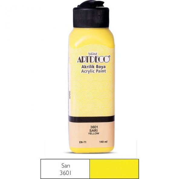 ARTDECO AKRİLİK BOYA 140 ML SARI