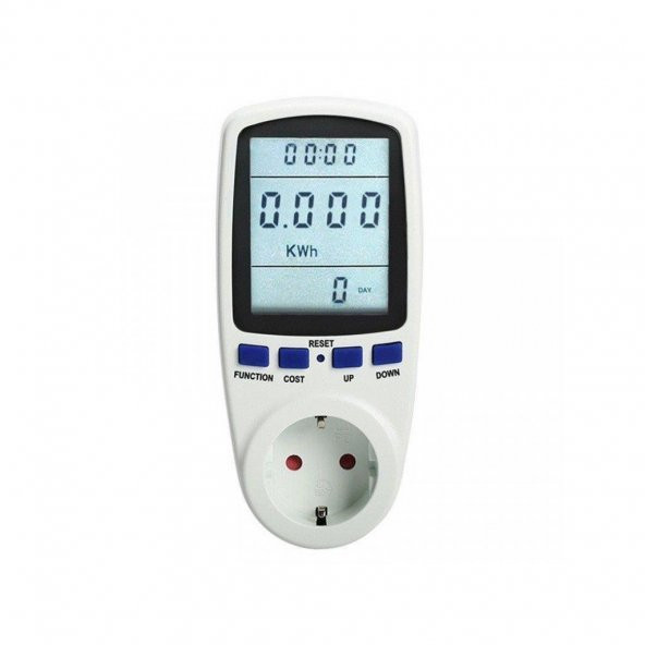 Wattmetre Priz Tipi 16A 3680W Enerji Sarfiyat Ölçer - 3