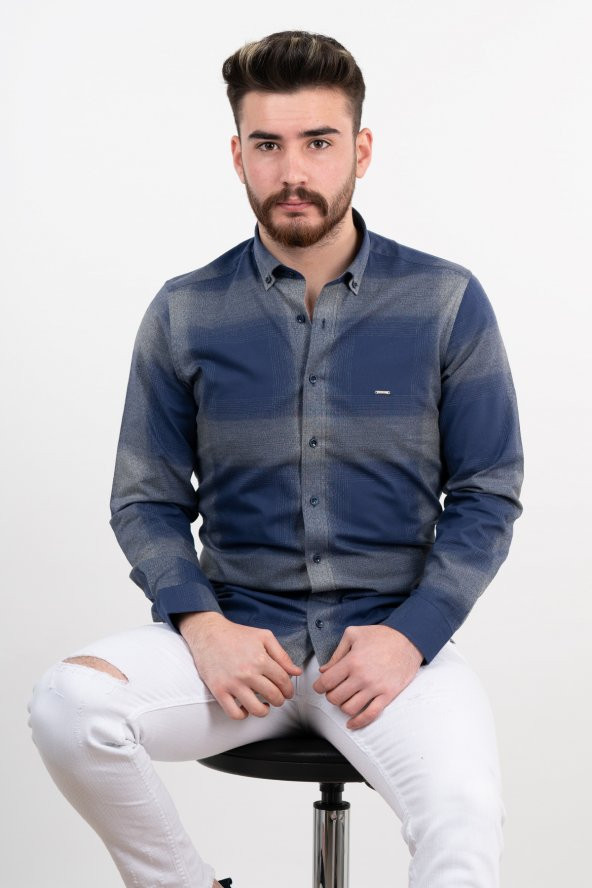 DORSS SLİMFİT GÖMLEK - Resim 4