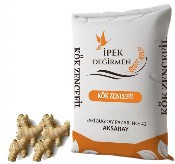 İpek Değirmen 2 KG Kök Zencefil Çayı Tarifi İçin İdeal Baharat Çeşni