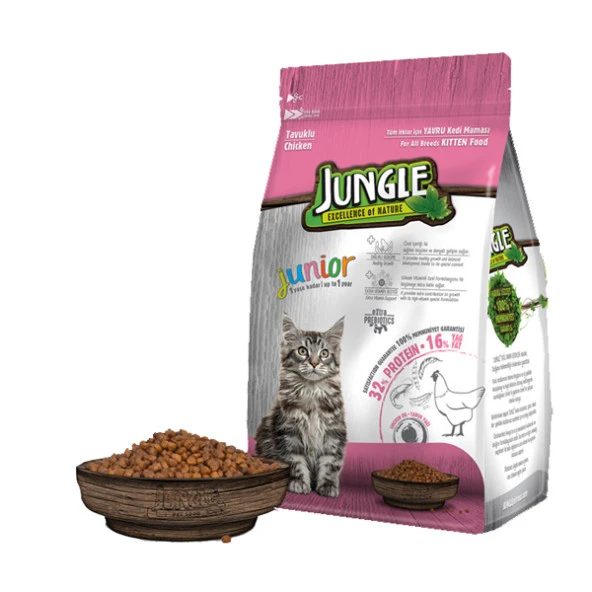 Jungle 500 Gr Yavru Kedi Maması Tavuklu Skt:05/2025