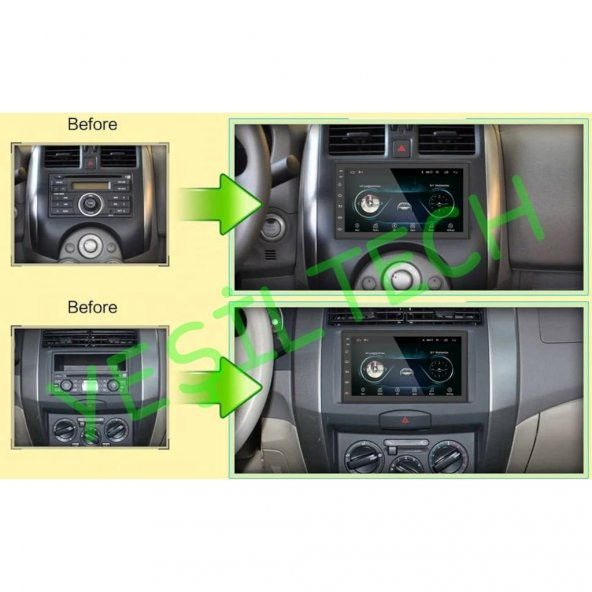 ANDROİD 8.1 MULTİMEDYA 7 İNC DOUBLE TEYP GPS NAVİGASYON MP5 - 5