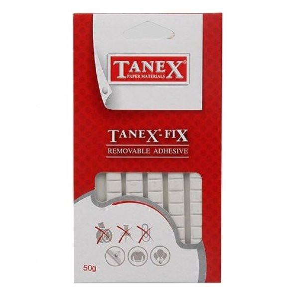 Tanex Hamur Yapıştırıcı Tack-İt 50 Gr Beyaz- 80 Adet