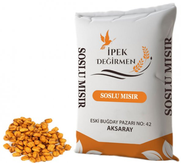 İpek Değirmen 500 GR Kavrulmuş Golden Mısır Soslu Mısır Lüks Kuruyemiş