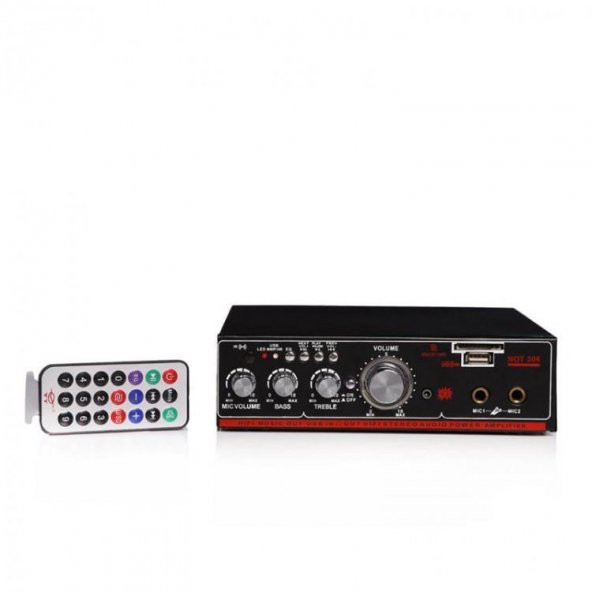 Notel NOT 306 2x20 Stereo Mini Anfi- Mağaza Anfisi- İşyeri Anfisi