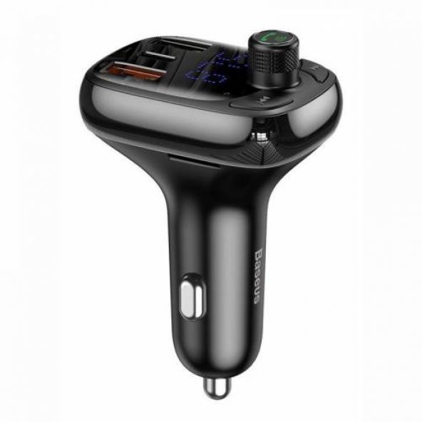 Orjinal Baseus 5A Araç Şarjı 36W QC 4 Bluetooth Araç Kiti Bluetooth FM Transmitter Araç Müzik kit - 4