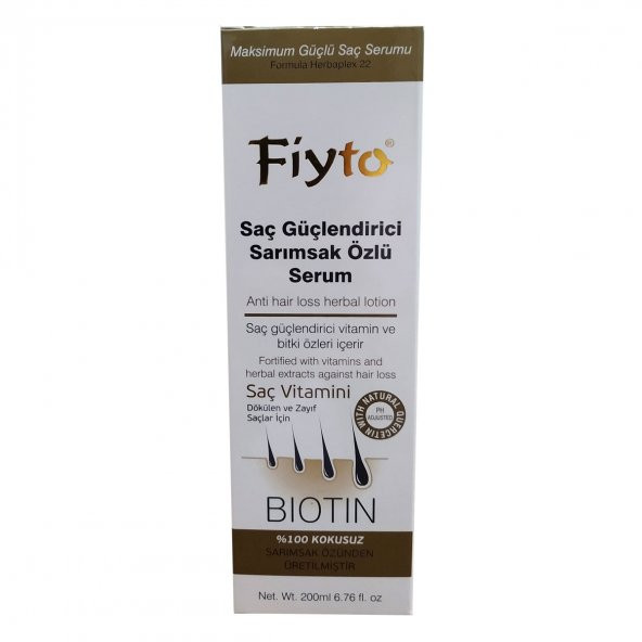 Sarımsak Özlü Saç Losyonu 200 ML - 3