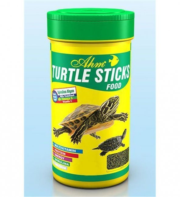 AHM Turtle Sticks Green Food Kaplumbağa Yemi 1000 ml