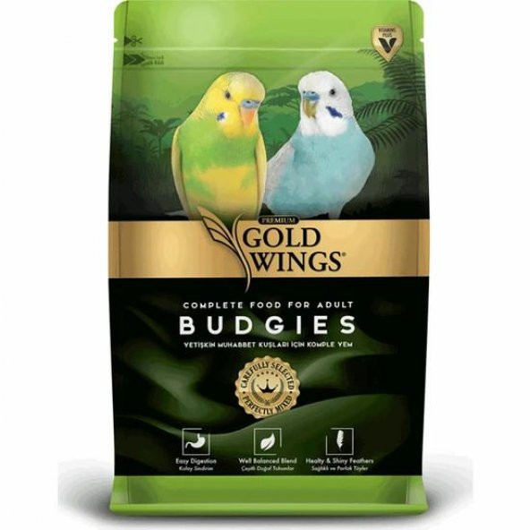 Gold Wings Premium Muhabbet Kuşu Yemi 1 Kg