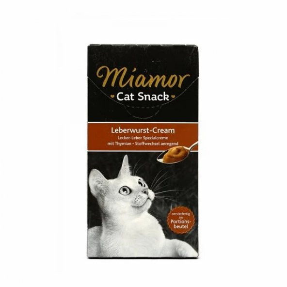 Miamor Cat Cream Ciğerli Kedi Ödülü 6x15 90 Gr