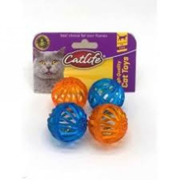 Catlife Zilli Kedi Oyuncaği 4Lü Paket