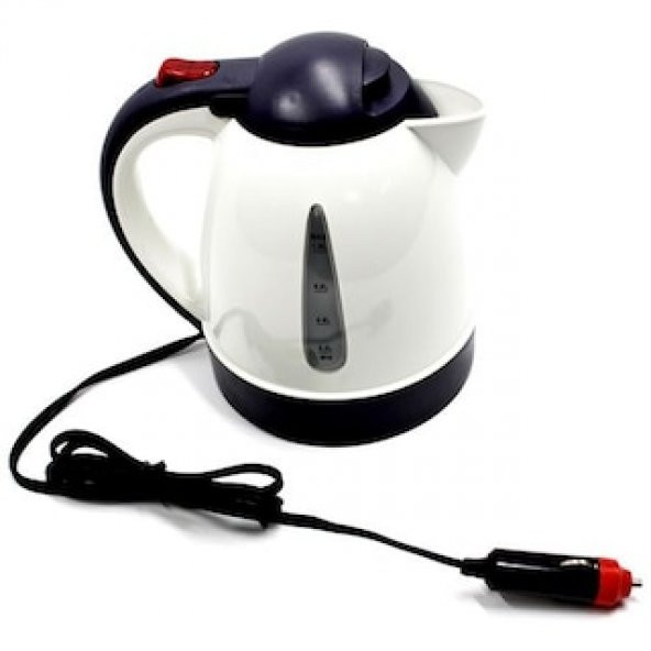 Asben AS-201 Plastik 12 Volt Araç Su Isıtıcı Kettle 1 Litre