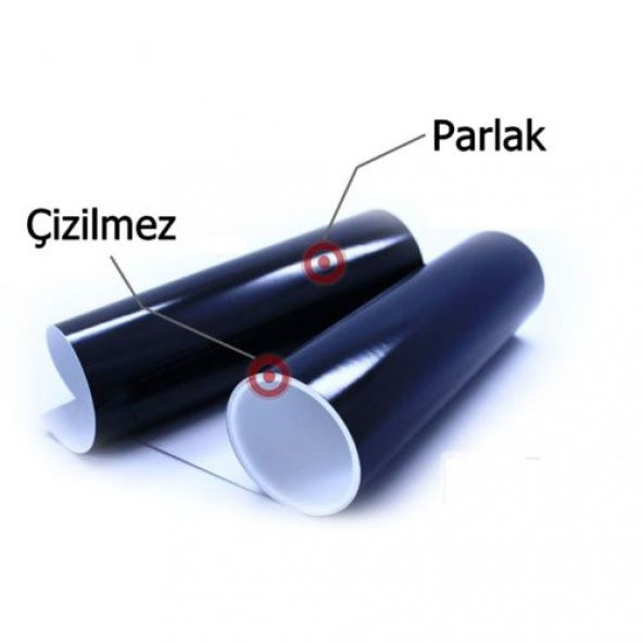 Parlak Siyah Cam Tavan Görünümlü Folyo Kaplama 122 cm x 100 cm - 6