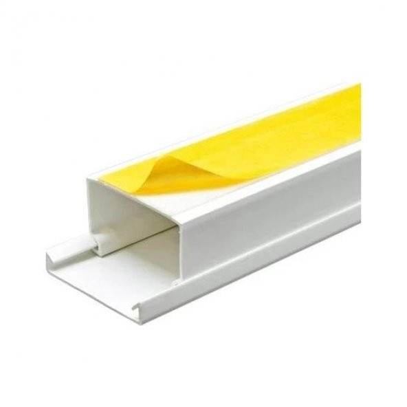 Sert Plastik 40X25 Kablo Kanalı Kendinden Yapışkanlı 80 Mt