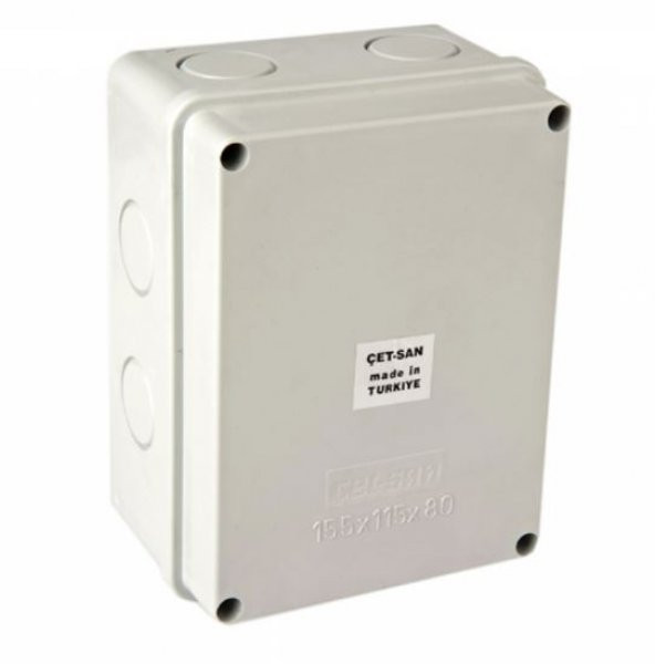 Çetsan 155x115x80 Termoplastik Polikarbonat Buat (4 Adet) IP54