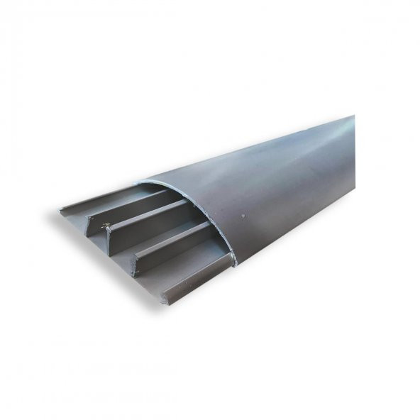 Sert Plastik 75X20 Balık Sırtı Kablo Kanalı Yapışkanlı (GRİ) 2 Mt
