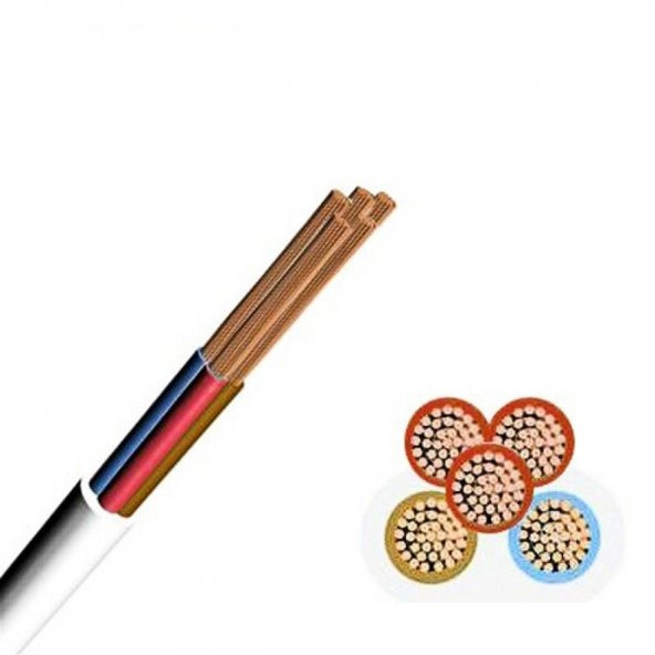 Öznur 5x1,5 mm TTR Kablo 100 mt Beyaz
