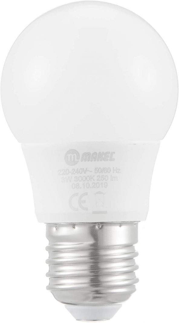 Makel 3W Led Ampül E27 Sarı Günışığı 3000K - 2