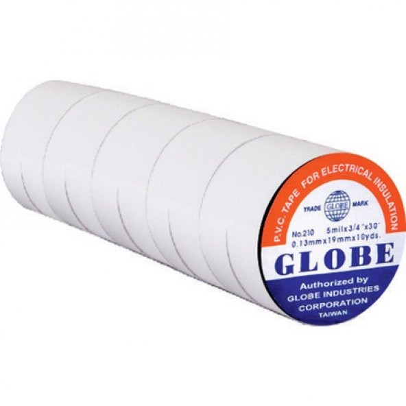 Globe Bant 19mm Beyaz 10lu Paket Orjinal