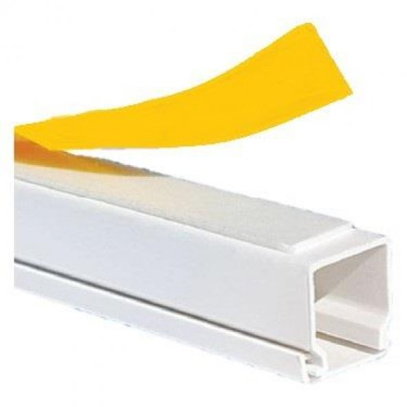Sert Plastik 25X25 Kablo Kanalı Kendinden Yapışkanlı 96 Mt