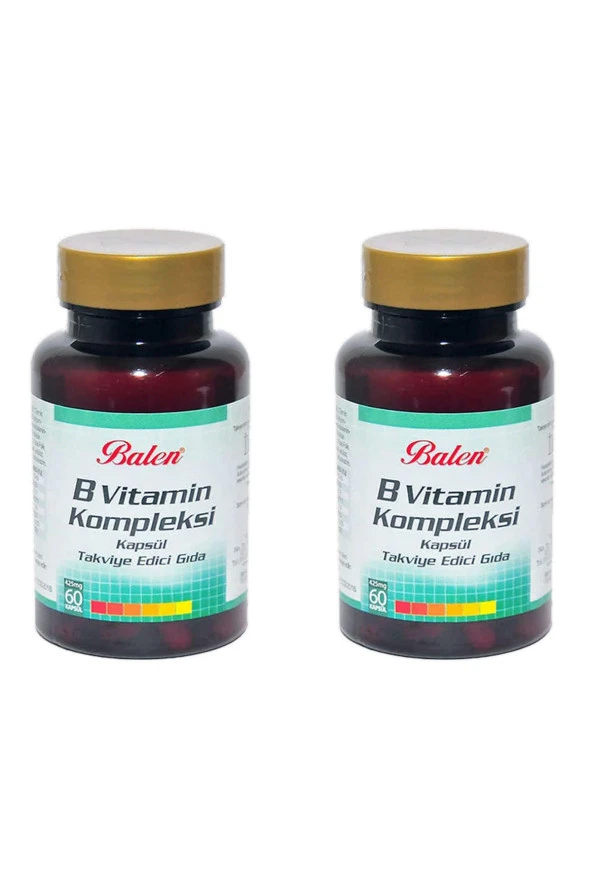 Balen B Vitamin Kompleksi 425 mg 2 x 60 Kapsül ürün görseli 1