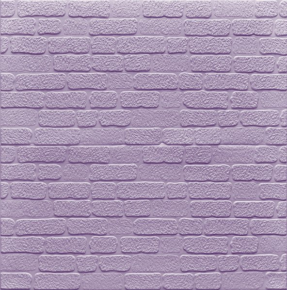 Yeni Ürün ! Yapışkanlı 70x70 cm Esnek Sünger Tuğla Model Panel - 2