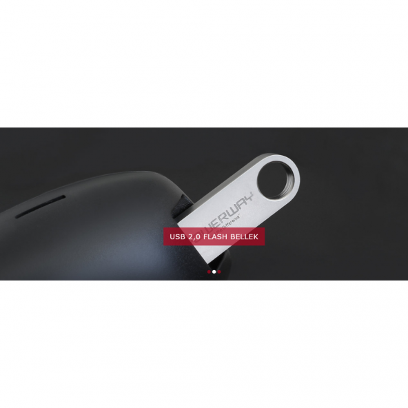 POWERWAY 16 GB METAL USB BELLEK - 3