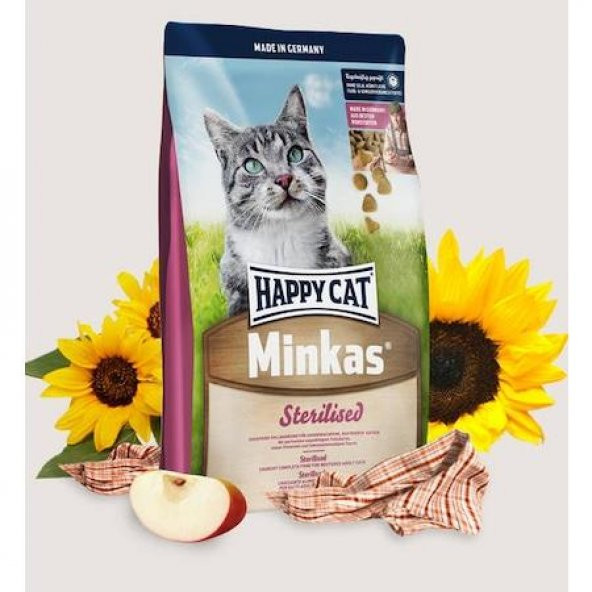 Happy Cat Minkas Sterilised Tavuklu Kısır Kedi Maması 10 Kg