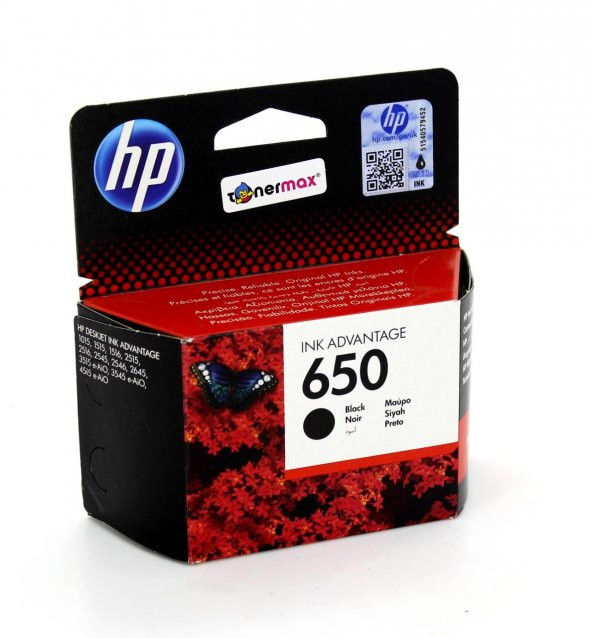 HP Deskjet 1515 Kartuş / Hp 650 CZ101A Kartuş - Orjinal Siyah - 5