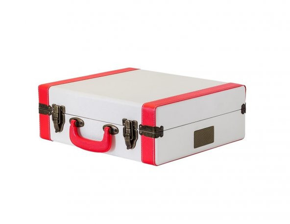 Ktools Prime K212 Bluetooth Nostaljik Retro Çanta Pikap Beyaz - 2