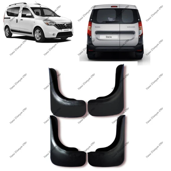 Dacia Dokker 4lü Paçalık, Çamurluk, Tozluk DAC0UX011