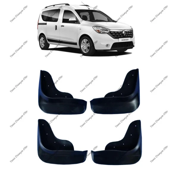 Dacia Dokker 4lü Paçalık, Çamurluk, Tozluk DAC0KX011