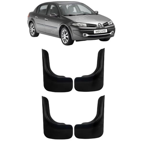 Renault Megane 2 2002-2009 4lü Paçalık, Çamurluk, Tozluk REN0UX008