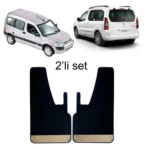 Citröen Berlingo 2009-2019 4lü Krom Paçalık, Çamurluk, Tozluk CIT0SX017 - Resim 2