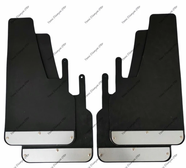 Fiat Doblo D2 2006-2010 Model 4lü Krom Paçalık, Çamurluk, Tozluk FIA0SX023 - 4