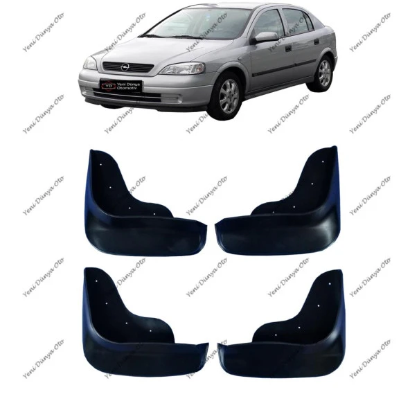 Opel Astra G 1998-2004 4lü Paçalık, Çamurluk, Tozluk  OPL0KX002 ürün görseli 1