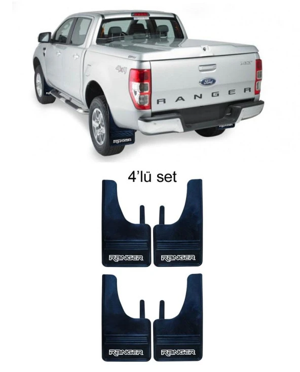 Ford Ranger 4lü Paçalık Çamurluk Tozluk FRD1PX031 ürün görseli 1
