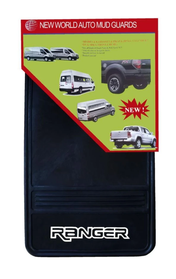 Ford Ranger 4lü Paçalık Çamurluk Tozluk FRD1PX031 - Resim 3