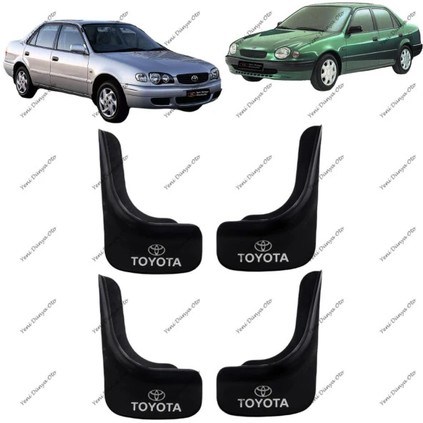 Toyota Corolla 1998-2002 4lü Paçalık Çamurluk Tozluk TYT1UX006