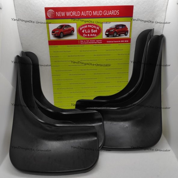 Ford Fusion 4lü Paçalık, Çamurluk, Tozluk FRD0UX014 - 8
