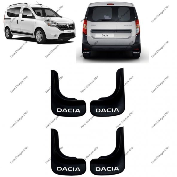 Dacia Dokker 4lü Paçalık, Çamurluk, Tozluk DAC1UX011