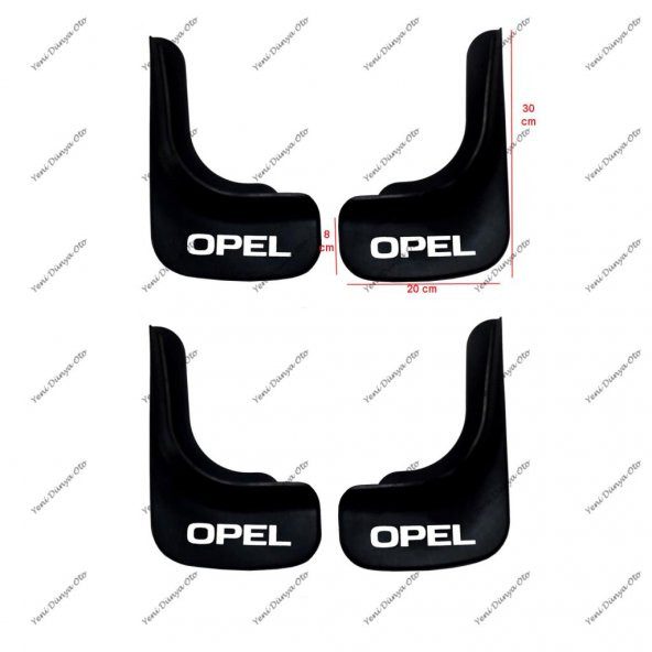 Opel Combo 2001-2012 4lü Paçalık, Çamurluk, Tozluk OPL1UX021 - 2