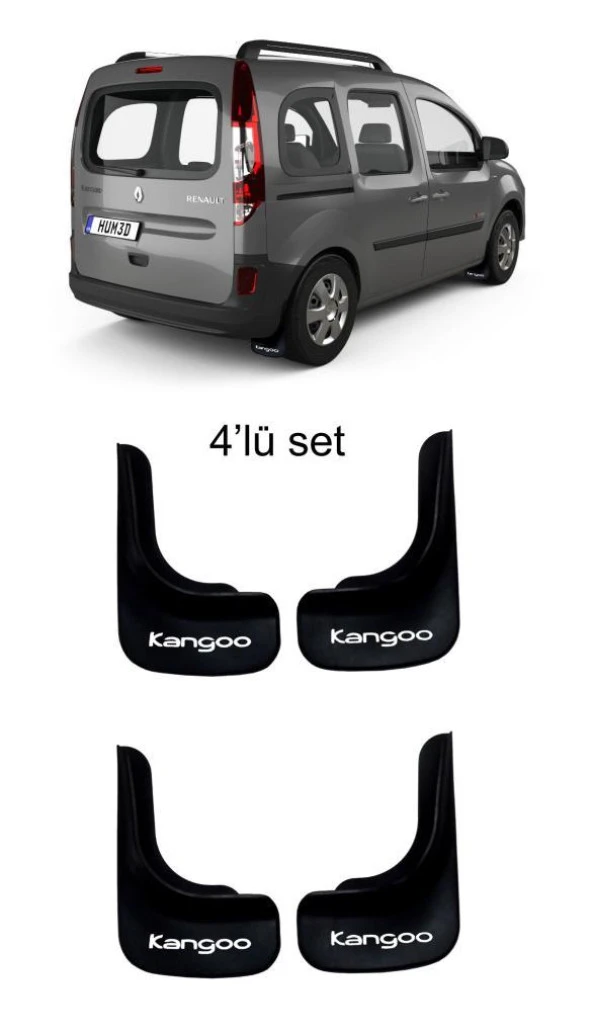 Renault Kangoo 2007 Model Sonrası 4lü Paçalık, Çamurluk, Tozluk REN1UX028 ürün görseli