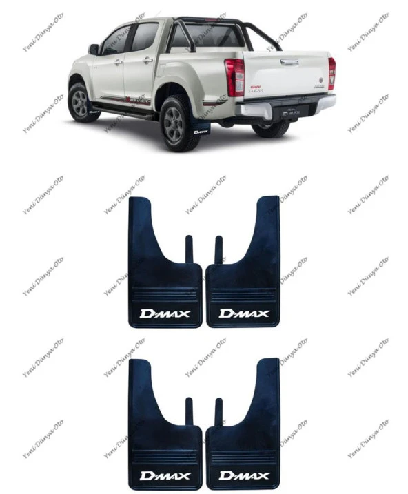Isuzu D-MAX 4lü Paçalık, Çamurluk, Tozluk ISZ1PX001 - 3