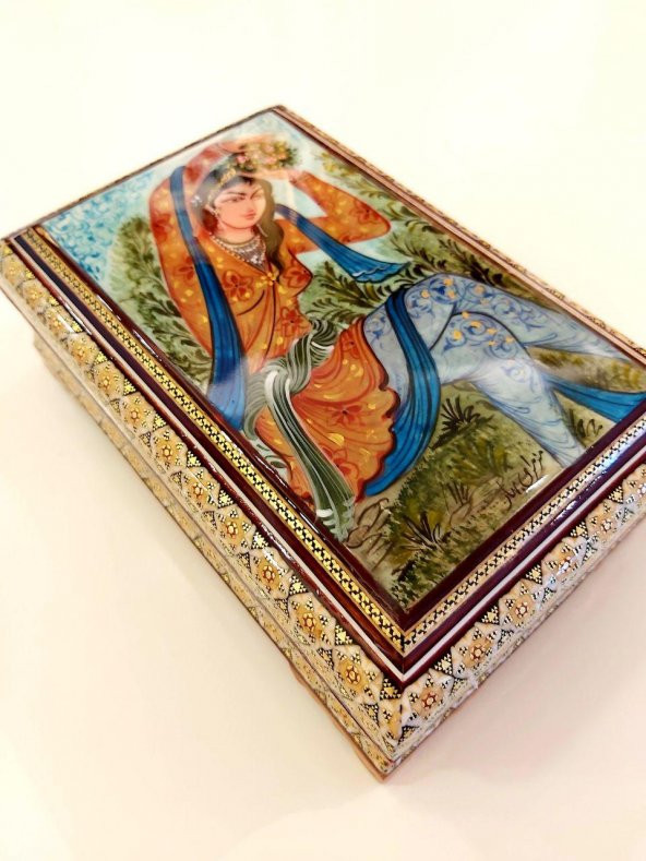 Hatem El Sanatları mücevher kutusu (22x14 cm)