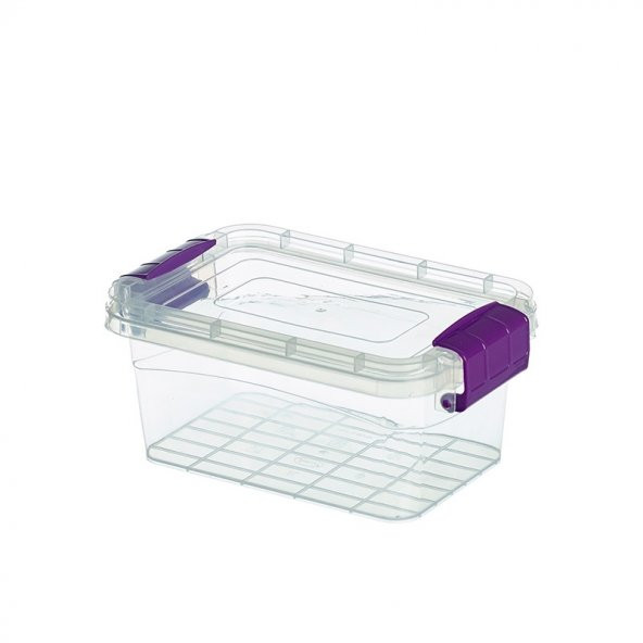 Yatay Kapaklı kilitli Saklama Kabı 2 lt