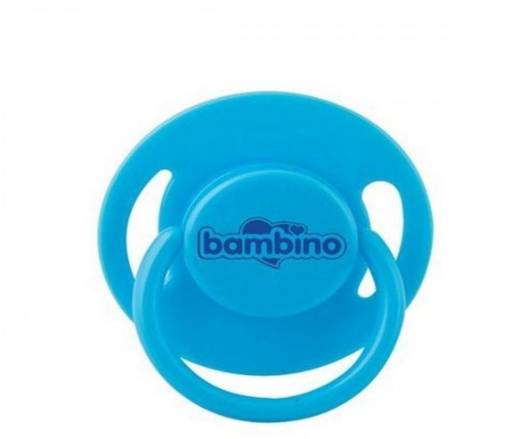 Bambino Emzik Silikon Kiraz Uç No:2 / Mavi / 6-12 Ay