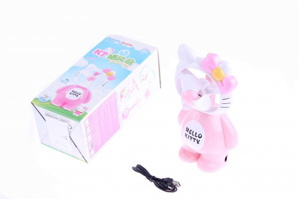 Hello Kitty Oynar Başlı USB Fan