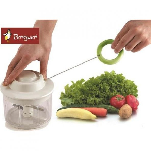 Penguen Pratik İpli Sebze Mevye Doğrayıcı El Rondo PNG-1506 - 2